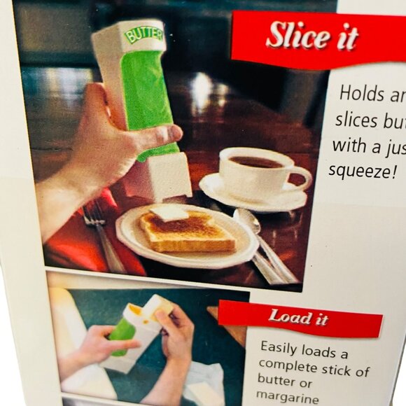 Inventions One Click ButterCutter - Holds & Slices Butter With A Squeeze Large - Picture 7 of 8
